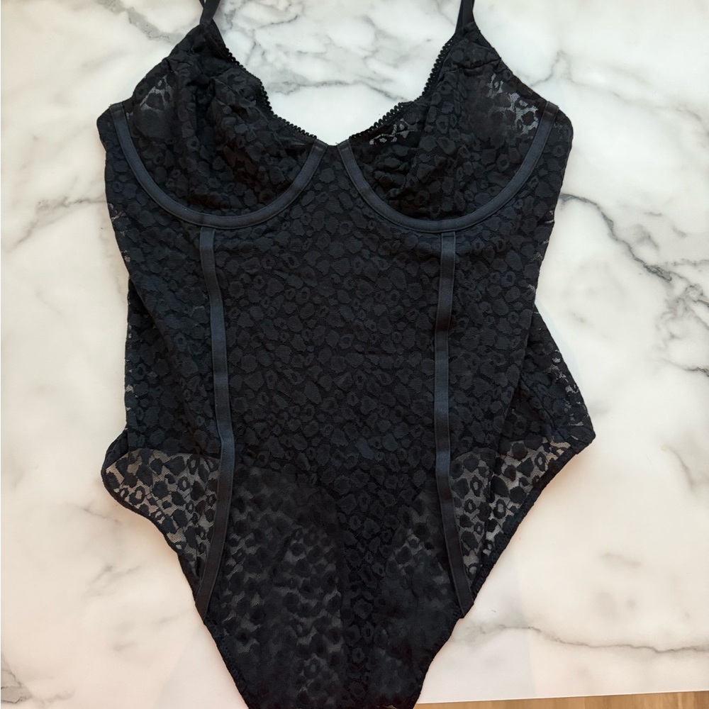 Black Lace Bodysuit